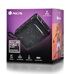 NGS ALTAVOZ PORT BT LUCES RGB IPX6 COLOR NEGRO 15W