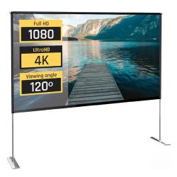 iggual Pantalla exterior portable 100" 221x124 cm