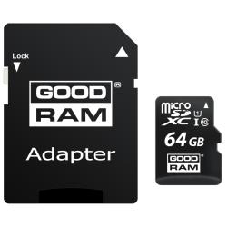 Goodram M1AA Micro SD clase 10 64GB c/adapt