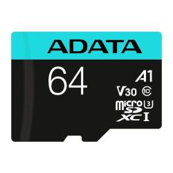 ADATA microSDXC/SDHC UHS-I U3 64GB c/adapt