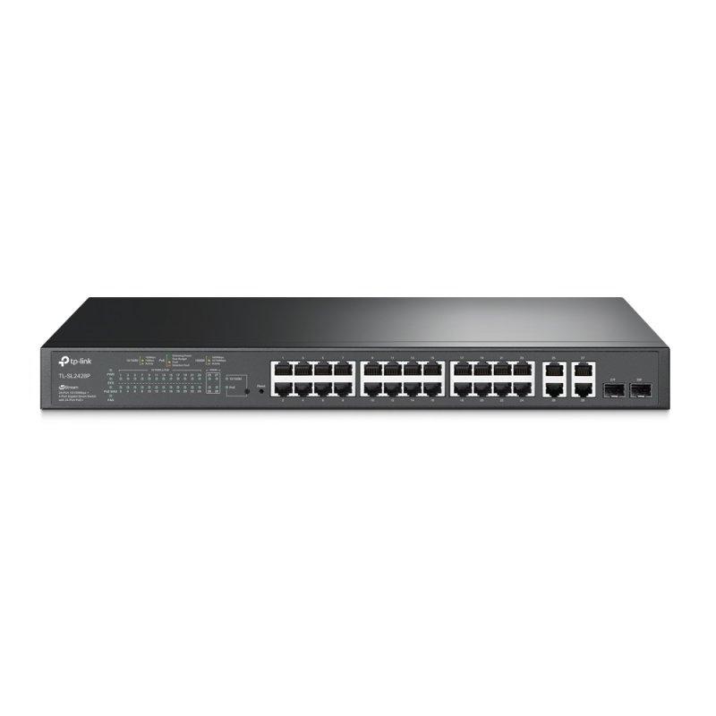 TP-Link SL2428P Switch 24x10/100Mbps PoE+ 4xGb