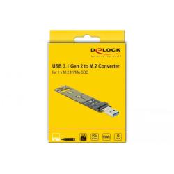 Delock Convertidor para M.2 NVMe PCIe SSD con USB