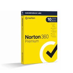 NORTON 360 Premium 75GB ES 1us 10 dispositivos 1A