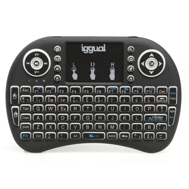 iggual Mini teclado inalámbrico con panel táctil