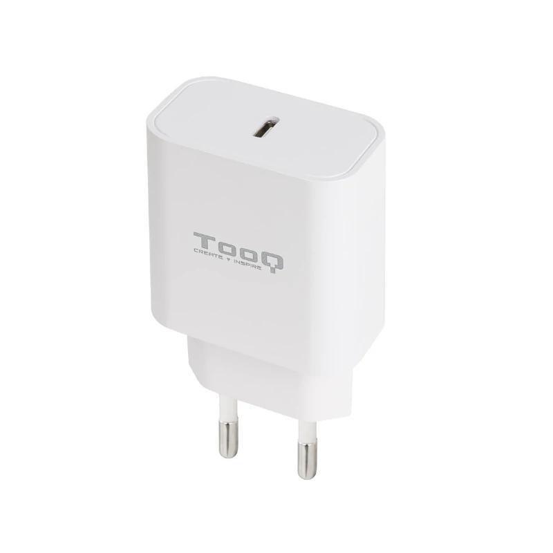 Tooq Cargador pared USB-C PD3.0 20W Blanco