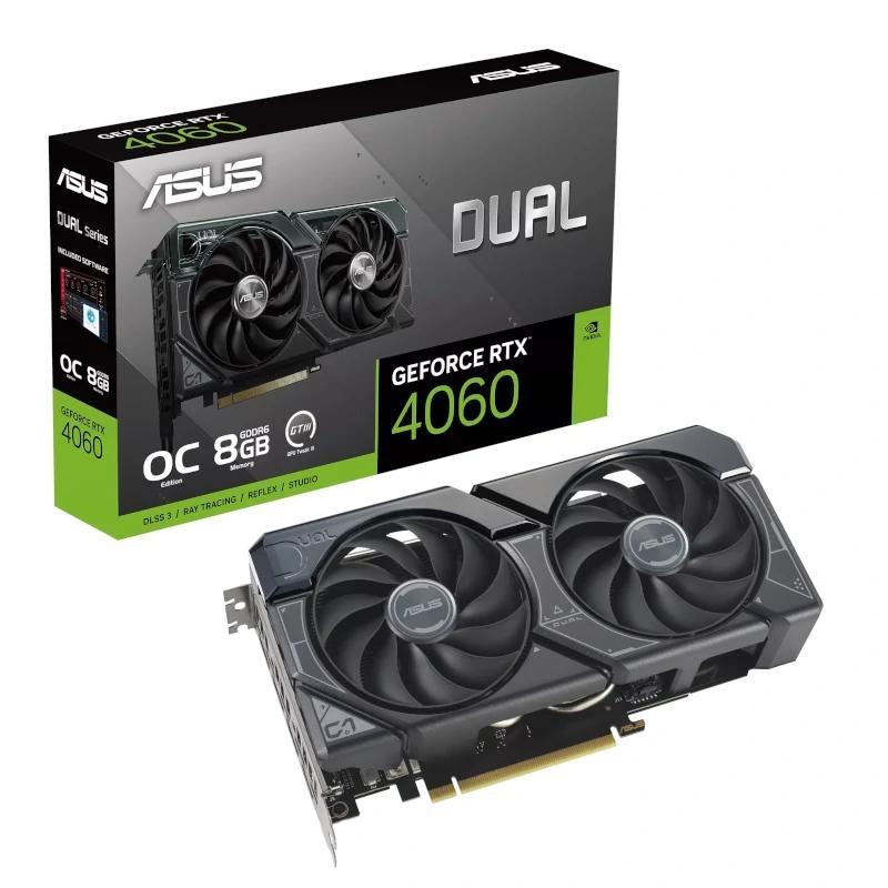 ASUS VGA NVIDIA DUAL-RTX4060-O8G 8GB DDR6