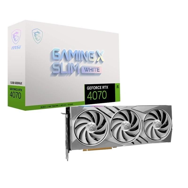 MSI VGA NVIDIA RTX 4070 GAMING X SLIM WHITE 12G