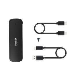 Tooq Caja Externa M.2 NVMe USB3.1 GEN2 Negra