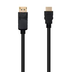 Nanocable Cable Conversor DP a HDMI 3 M Negro