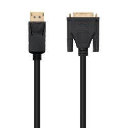 Nanocable Cable Conversor DP a DVI 1 M Negro