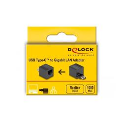 Delock Adaptador USB Type-CT a Gigabit LAN mini