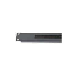 2LAN Panel Pasacables de Cepillo 19" 1U Metal