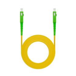 Nanocable Cable fibra SC/APC LSZH Amarillo 1m