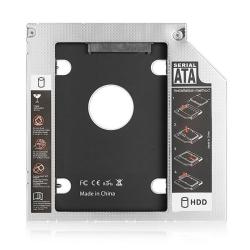 EWENT ADAP.HDD/SSD SATA PARA UNIDAD ÓPTICA 9.5mm