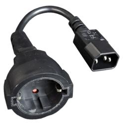 Gembird Cable Alimentación Adap. C14(M) a Schuko(H