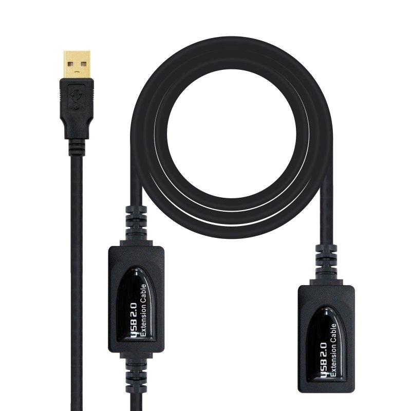 Nanocable Cable USB 2.0 Prolong. Amplificador 10M