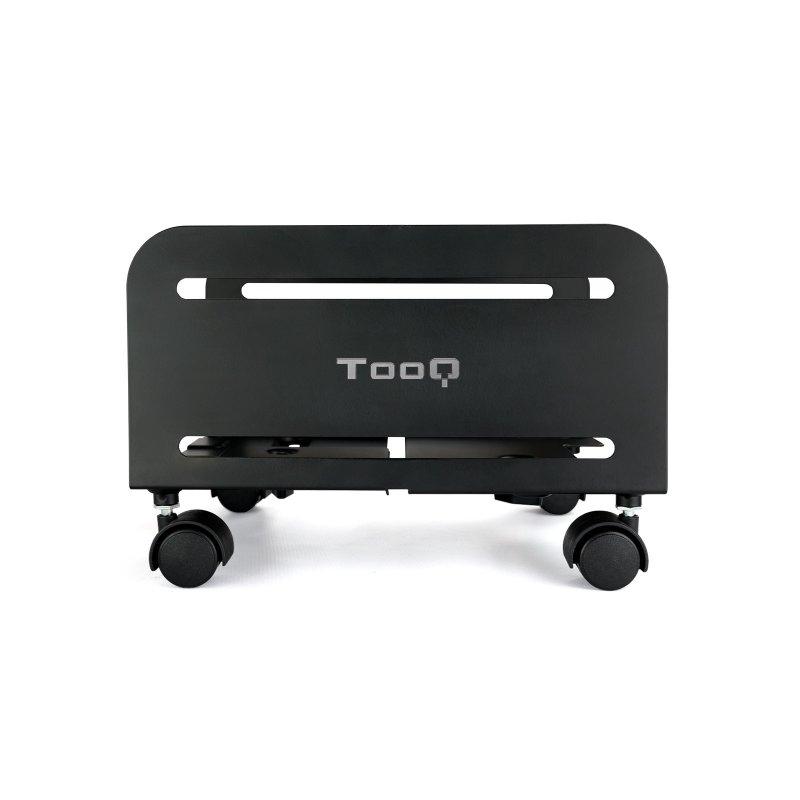 TooQ Soporte para CPU de SUELO con ruedas negro