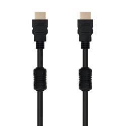 Nanocable Cable HDMI con ferrita, M-M, negro, 1.8m