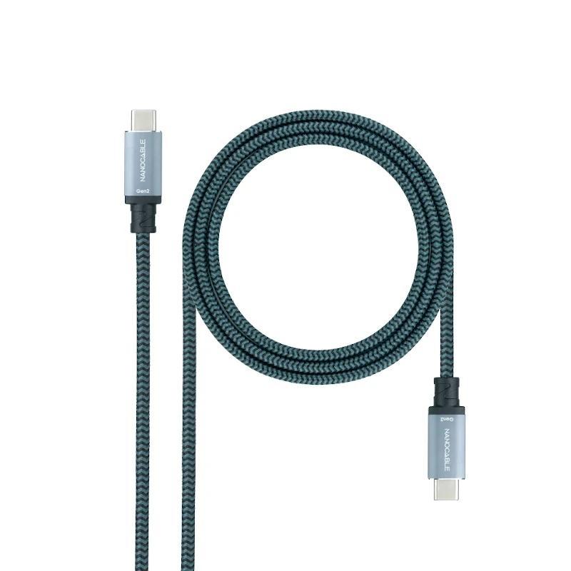 Nanocable Cable USB 3.1GEN2 5A USB-C/M-USB-C/M 0.5