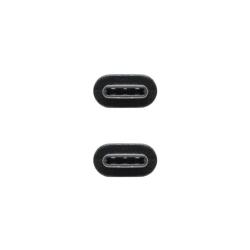 Nanocable Cable USB 2.0 3A USB-C M/M Negro 2 m