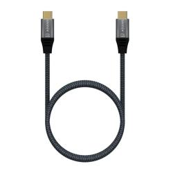 Aisens Cable USB 2.0 Alu 5A E-Mark CM-CM Gris 1.0M