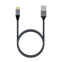 Aisens Cable USB 3.1 Gen2 Alu 3A CM-AM Gris 1.5M