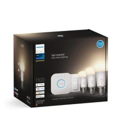 PHILIPS Kit 3 bombillas inteligentes E27+regulador