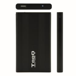 TooQ TQE-2510B caja HD 2.5" SATA USB 2.0 Negra