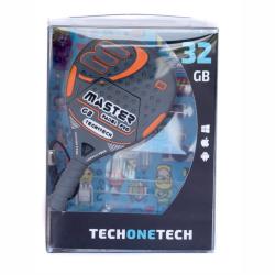 TECH ONE TECH Raqueta padel naranja  32 Gb USB 2.0