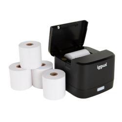 iggual Kit impresora térmica TP EASY 58 + 5 rollos