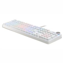 iggual Teclado gaming mecánico PEARL RGB blanco