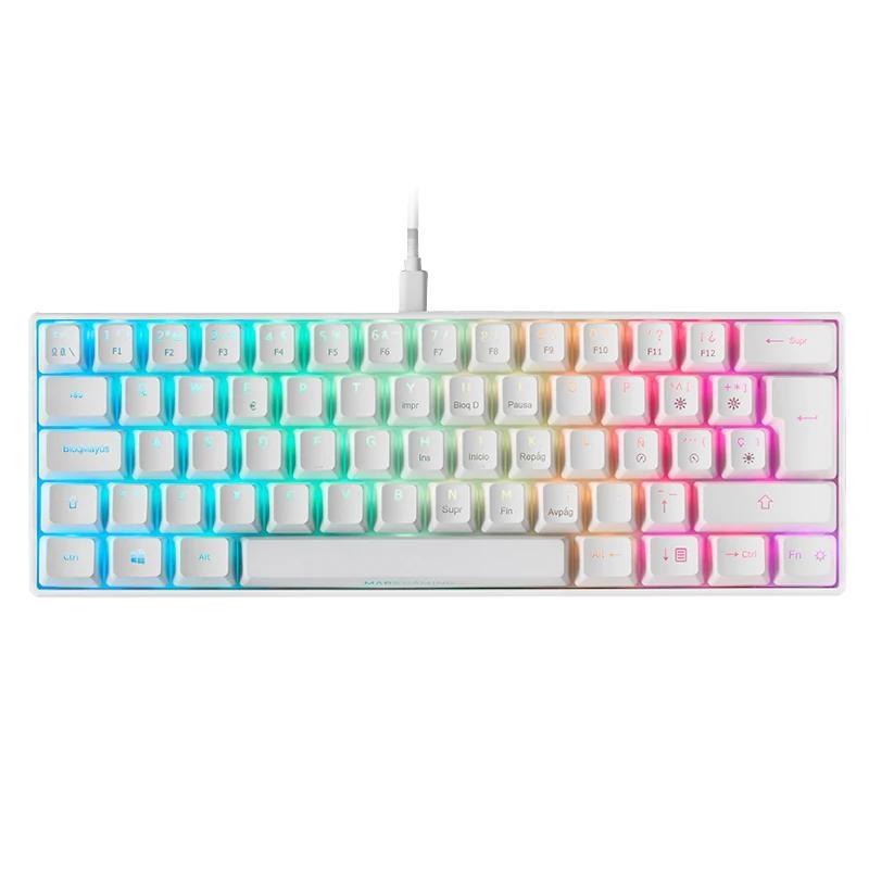 MARS GAMING Teclado mini MKMINI White