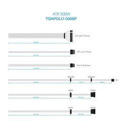 Tooq Fuente Alimentación TQAPOLO-500SP 500W PFC