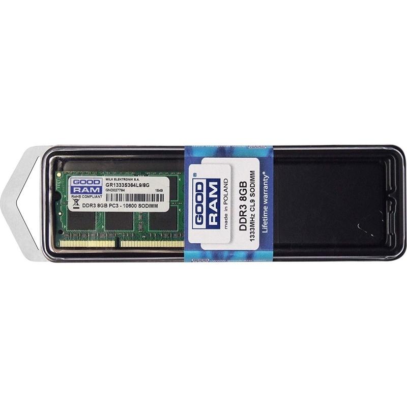 Goodram 8GB DDR3 1333MHz CL9 SODIMM