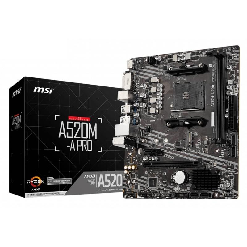 MSI Placa Base A520M-A PRO mATX AM4