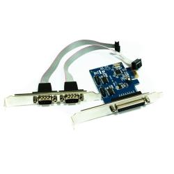 approx! PCIE1P2S tarjeta 2 Serie/1 Paralelo PCI-E