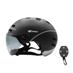 Logicom Wispeed Casco con Intermitentes y Luz T/M