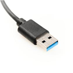 iggual Hub tipo A x 3 puertos USB 3.1+RJ45 CARBON